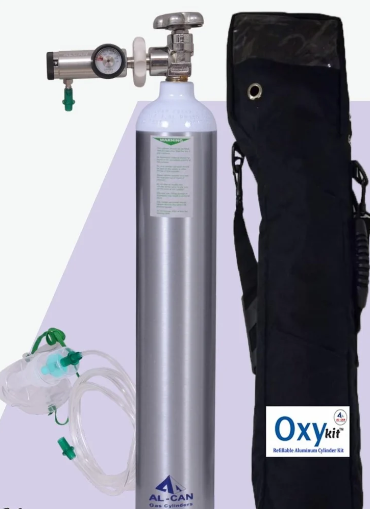 4.5 L Aluminium Oxygen Cylinder